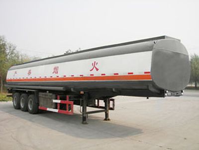 Huachang brand automobiles QDJ9402GHY Chemical liquid transportation semi-trailer