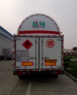 Shengrun  SKW9403GDY Low temperature liquid transport semi-trailer