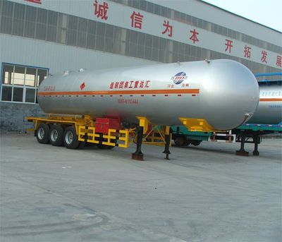 Huida brand automobiles YHD9406GYQ Semi trailer for liquefied gas transportation