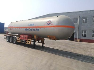 Huida brand automobiles YHD9406GYQ Semi trailer for liquefied gas transportation