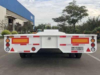 CIMC ZJV9350TDPQD Low flatbed semi-trailer