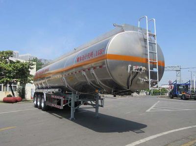 Tonghua  THT9409GYYH Aluminum alloy oil transport semi-trailer