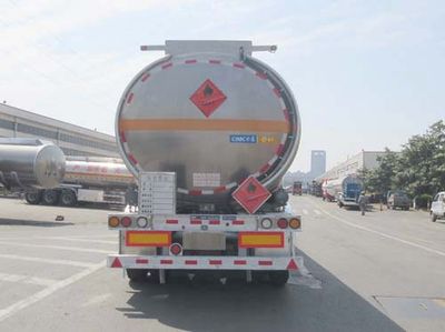 Tonghua  THT9409GYYH Aluminum alloy oil transport semi-trailer