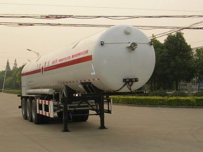 Han Zhong Shen Leng  ZHJ9406GDYA Low temperature liquid transport semi-trailer