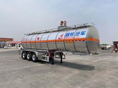 Changhua  HCH9407GRY32 Aluminum alloy flammable liquid tank transport semi-trailer