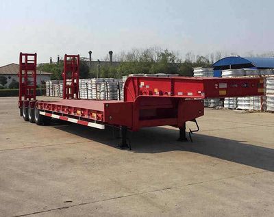 Huajun  ZCZ9379TDPL Low flatbed semi-trailer