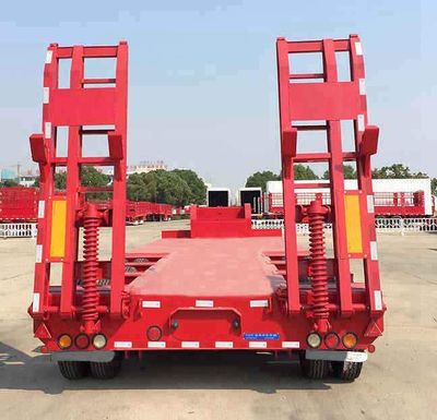 Huajun  ZCZ9379TDPL Low flatbed semi-trailer