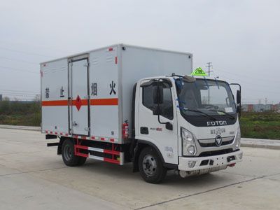 Jiangte brand automobiles JDF5040XRYB6 Flammable liquid box transport vehicle