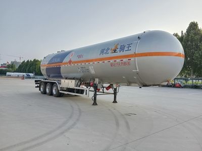 Juwang  ZJW9400GYQ02 Semi trailer for liquefied gas transportation