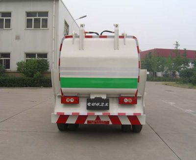 Hualin  HLT5072ZZZEV Pure electric self loading and unloading garbage truck