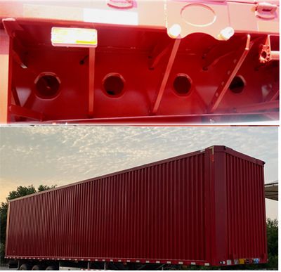 Liangshan Dongyue  CSQ9402XYK Wing opening box semi-trailer