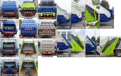 Zhonglian Automobile ZBH5180ZYSEQY6 Compressed garbage truck