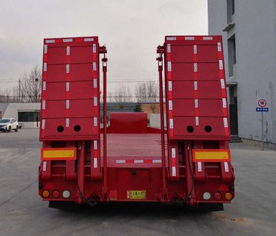 Xinyongcheng brand automobiles YJH9406TDP Low flatbed semi-trailer