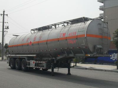 Yongqiang  YQ9401GRYY1 Aluminum alloy flammable liquid tank transport semi-trailer