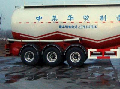 Huajun  ZCZ9400GFLHJD Low density powder material transportation semi-trailer