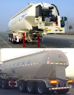 Huajun  ZCZ9400GFLHJD Low density powder material transportation semi-trailer