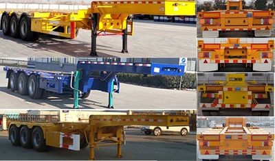 Xinyongcheng brand automobiles YJH9403TJZE Container transport semi-trailer