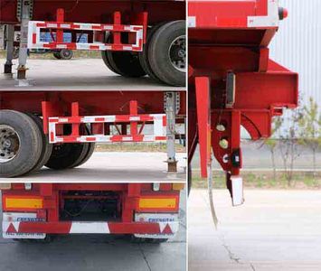 Chengtai Automobile XCT9403ZZXP Flat dump semi-trailer