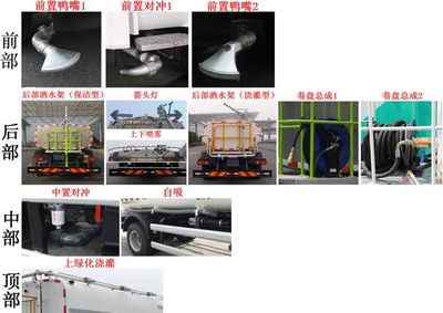 Zhonglian Automobile ZLJ5123GQXDFE4 Cleaning car