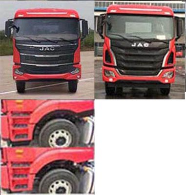 Jianghuai brand automobiles HFC3311P1K6H41S3V Flat dump truck