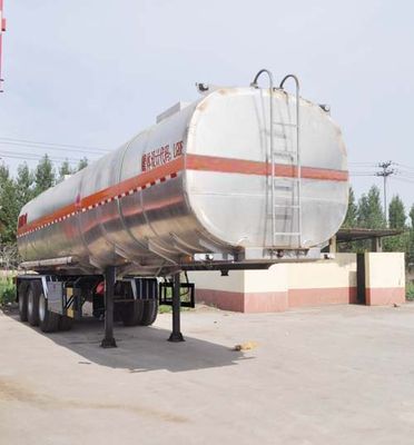 Qilin  QLG9406GYY Aluminum alloy oil transport semi-trailer