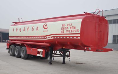 Liangyun brand automobile SLY9400GYS Liquid food transportation semi-trailer