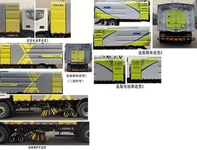 XCMG  XGH5120TXSBBEV Pure electric cleaning and sweeping vehicle