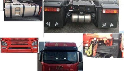 Jiefang Automobile CA4250P33K25T1E5A80 Flat headed diesel tractor