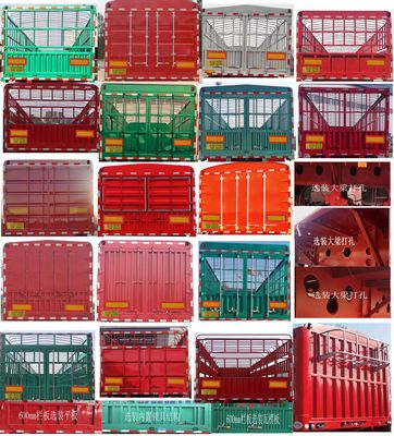 Zhongyu Junda  YJD9400CCY Gantry transport semi-trailer