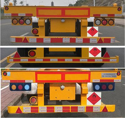 CIMC ZJV9402TWYSZ Transport semi-trailer of dangerous goods tank frame