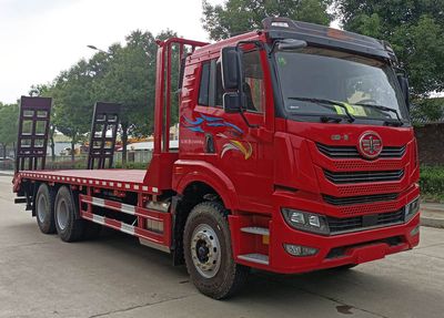 Jiefang Automobile CA5250TPBP1K2L4T1E6A81 Flat transport vehicle