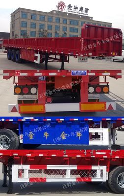 Xianghe brand automobile JJN9380 Railboard transport semi-trailer