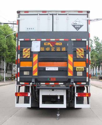 Huatong brand automobiles HCQ5185XFWCA6 Corrosive goods box transport vehicle