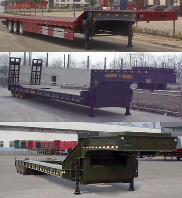 Linzhou  YDZ9402TDP Low flatbed semi-trailer