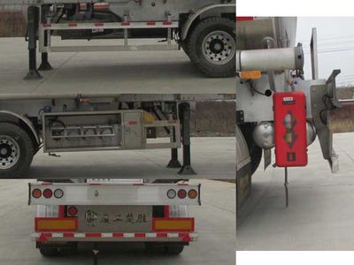 Chusheng  CSC9400GRYL Aluminum alloy flammable liquid tank transport semi-trailer