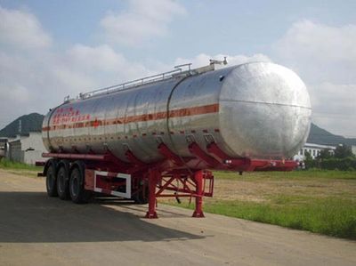 Zhongshang Automobile ZZS9406GHY Chemical liquid transportation semi-trailer