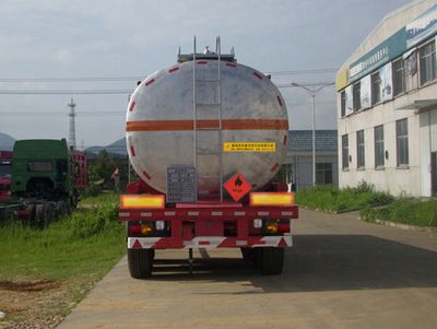 Zhongshang Automobile ZZS9406GHY Chemical liquid transportation semi-trailer