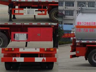 Chufei  CLQ9403GYY Oil transport semi-trailer