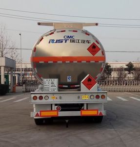 Ruijiang  WL9407GYYH Aluminum alloy oil transport semi-trailer