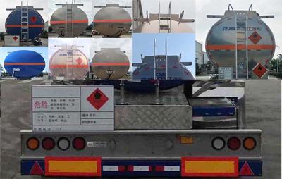 Ruijiang  WL9407GYYH Aluminum alloy oil transport semi-trailer