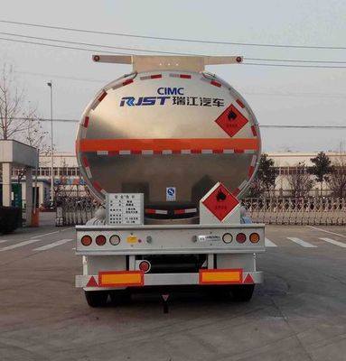 Ruijiang  WL9407GYYH Aluminum alloy oil transport semi-trailer