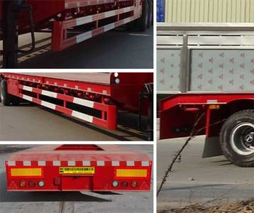 Qilu Zhongya  DEZ9400TDP Low flatbed semi-trailer