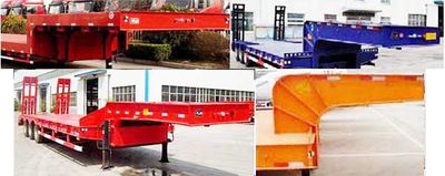 Qilu Zhongya  DEZ9400TDP Low flatbed semi-trailer