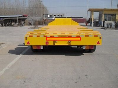 Haotong  LWG9351TDP Low flatbed semi-trailer