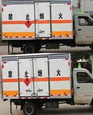 Junfeng  EQ5031XRQ50Q6ACWXP Flammable gas box transport vehicle