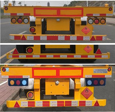 CIMC ZJV9350TWYSZ Transport semi-trailer of dangerous goods tank frame