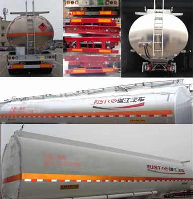 Ruijiang  WL9406GYY Aluminum alloy oil transport semi-trailer