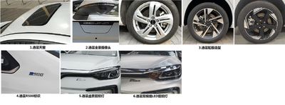 Beijing brand automobiles BJ7000C5DHBEV Pure electric sedan