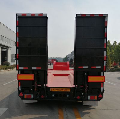 Yangjia  LHL9385TDP Low flatbed semi-trailer