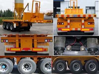 Luxiang  THC9400ZZXP Flat dump semi-trailer